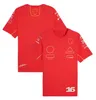 T-shirt da uomo 2024 F1 T-shirt da pilota Formula 1 Polo da uomo T-shirt Nuova stagione Red Team Uniform Abbigliamento Tuta da corsa Motorsport T-shirt Jersey