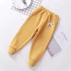 Pantaloni inverno ragazzi peluche addensano pantaloni a matita di cotone morbido per bambini ragazze sport di moda autunno sport casual elastico in vita 0-6 y vestiti