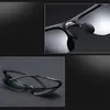 Lunettes De soleil polarisées pour hommes, Pochromisme carré, pour plein air, pêche, nuit, conduite, UV400 Oculos De Sol