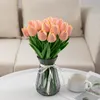 PU tulipe fleur artificielle vraie touche Mini tulipe maison décoration de mariage fleur