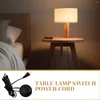Lâmpadas de mesa Padrão Americano Pedal Switch Plug Cord Floor Lamp Power Lighting Acessórios Push Desk Pedais Plástico Inline Step