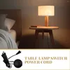 Lampes de table American Standard Pédale Switch Plug Cord Lampadaire Power Lighting Accessoires Push Desk Pédales Plastique Inline Step