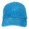 Ball Caps Verstelbare Effen Kleur Baseball Cap Kanji Invaders Gewassen Katoen Jaren '70 Jaren '80 Arcade Game Sport Vrouw Hoed