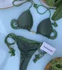 2024 Yüzme Yüzme Giyim Lüks Tasarımcı Bikini Mayo Geri Dokuma Halat Bikini Üçgen Mayo Yakuda Plaj Yüksek Bel Dhgate Spor Toptan Popüler