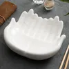 Zestawy naczyń stołowych talerz do przechowywania salonu sushi wyświetlacza zimna taca na danie podwójna warstwa słodka punkt serwowania ceramika japońska