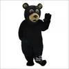 2024 Halloween Costume de mascotte d'ours noir Dessin animé Animal Personnage de thème Anime Taille adulte Carnaval de Noël Fête d'anniversaire Tenue fantaisie