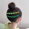 Hair Accessories Kids Korean Cute Rainbow Love Heart Comb Hairpins Hairgrips Color Barrettes Clip Claw For Women Girls
