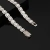 Hip Hop VVS Moissanite chaîne à maillons cubains collier hommes laboratoire cultivé diamant Tennis Bling collier et bracelet ensemble femmes or 18 carats