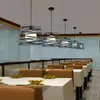Creative Iron Spring Pendant Lamp Glass Suspension Light Hotel Bar Cafe Dining Hall Metal Hanging Tak Chandelier