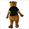 2024 Performance Costume da mascotte orso bruno Halloween Natale Fancy Party Personaggio dei cartoni animati Vestito da donna adulta da uomo Vestito da carnevale unisex