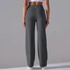 AL Yoga Pants Scholar Straight Leg Sweatpants Women Sweat Wicking Loose Wide Leg Full Length Sports Pants Laidback Streetwear City Jogger with Drawstring Pockets