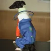 Köpek Giyim Dikiş Renkli Pet Yağmur Birliği Küçük Schnauzer Whybit Greyhound Giysileri Köpek Köpekler Aksesuarlar Ropa Perro