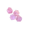 Quarzo rosa naturale intagliato gatto cane orso orme regalo divertente per bambini pietra preziosa semipreziosa cristallo rosa animale domestico commemorativo impronta figurina animale metafisico decorazioni per la casa