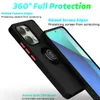 Armor Hard per Xiaomi Redmi Note 13 Pro Plus Custodia POCO X6 M6 Cover protettiva per staffa con anello posteriore opaco