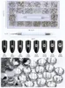 Strass de luxe pour ongles 3d, 1850/2800/3100 pièces, décorations Nail Art, ensemble de cristaux, diamant AB verre, 1 pièce, stylo 21 forme 240219