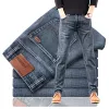Новинка 2024 года, мужские джинсы, классические джинсы высокого качества, прямые мужские повседневные брюки, большие размеры 28-40, хлопковые джинсовые брюки Ropa