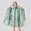 Regenjassen Yuding Volwassen Rits Poncho Regenjas Buiten Lichtgewicht Fietsrugzak Wandelen Bedrukt Ontwerp Unisex Extra Waterdicht