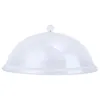 Set di stoviglie Coperchio per supporto per torta Trasparente Desert Cloche Piatto da esposizione per dessert Piatto da portata Ciotola per punch 8 pollici