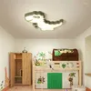 Deckenleuchten für Kinderzimmer, Cartoon-Dinosaurier, Jungen und Mädchen, Lampe, grün, weiß, moderne LED-Kinder