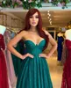 Turquoise une ligne élégante robes de soirée longue pour les femmes chérie paillettes longueur de plancher vêtements de cérémonie fête d'anniversaire concours spécial Ocn robe de bal personnalisé