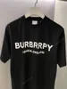 Burry T Shirt Mens Designer Tshirt Summer England Luksusowe topy z krótkim rękawem TEES Fashion Wysokiej jakości ciężkie tshirty męskie bawełniane koszulka