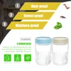 Garrafas de armazenamento 2 Pcs Terrário Frasco de Vidro Cozinha Canisters Herméticos Chá Café Bean Holder Selado