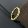 carteira designer cart bracelet for women Cartera luxury jewelry High Version Inlaid Diamond Full Sky Star Couple Ring with Vgold Material Fashionable and Personal