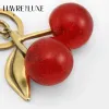 Designer keychain 2024 New Key Rings bag accessories bag charm Handbag handbags keychain women's exquisite Internet-famous crystal Cherry car high-grade