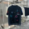 Summer Mens Designer T Shirt Fashion Streetwear Loose Letter Print Kort ärmskjortor Män Tees Size S-XXXL