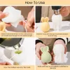 Boowan Nicole Hoppy Bunny and Easter Egg Candle Silicone Mold Diy Rabbit Head Aroma Soap Making Home Decor 240220