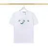 T-shirts pour hommes T-shirts pour hommes T-shirt de designer Nouvelle broderie de l'industrie lourde Pur coton Col rond Manches courtes Mode décontractée Lâche Grand Top de couleur unie E24i