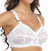 صدرية صدرية صدرية مثير الدانتيل الدانتيل الدانتيل دعم Minimizer اللاسلكية الملابس الداخلية كبيرة Bosom Brassiere Plus B C D E F