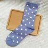 Women Socks Kawaii Polka Dot Glitter Shiny Bright Silk Stockings Female Fashion Sparkly Breathable Cotton Sequin