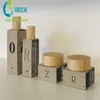 Wholesale Luxury Refillable Custom Empty 30ml 50ml 100ml Wooden Cap Glass Spray Perfume Bottles