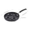 Aluminum 4-Cup Egg Frying Pan Non Stick Swedish Pancake Plett Crepe Multi Egg Frying Pan 1 Pcs2987