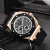 Zegarki na nadgarstki dla mężczyzn A P MENS AP Watches All Dial Work Quartz Watch Wysokiej jakości najlepsza designerska luksusowa marka Zegar Zegar Men Masowe zegarki Masowe Zegarki Trzy oczy Chronograph