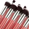 Makeup Brushes 10pcs Brush Set Premium Synthetic Cosmetics Foundation Blending Blush Eyeliner Face Powder Kit