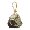 Decorative Figurines Unique Pyrite Stone Jewelry Pendant 16-20mm Ore Exquisite Ornaments