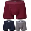 Underpants Shop for Pure Colors Lycra Cotton Underwear Mens 오픈 파우치 부드러움 편안한 최고 품질