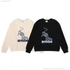 Mens Hoodies Sweatshirts Rhude Leopard Print 2024 Tryckt Terry Round Neck tröja för män och kvinnor