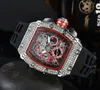 Mäns lyxklocka Leisure Diamond Watch Gold Steel Shell Silica Quartz Sports Watch Men's Designer Watch 2023