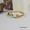 Women Bracelet Designer Diva Bracelets Shell Black Agate Ruby Bangle High Quality 18K Gold Silver Metal Jewelry Love Gifts