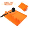 Kitchen Storage Silicone Spoon Rest Chopsticks Lovely Holder Tabletop Mat Small Tools Stand Silica Gel Multi-function Practical Spoons Tray