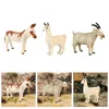 Dekoracje ogrodowe zwierzęta gospodarskie Figurowanie zabawki edukacyjne małe figurki zwierząt na imprezę na imprezę