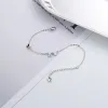 Designer Sieraden 925 Zilveren Met Diamanten Bezaaide Verstelbare Armband Damesmode Temperament Bloem Vlinder Armband