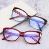 Solglasögon ramar 2024 Vintage Big Cat Eye Full Glasögon Retro Fashion Classic Eyeglasses Female Grade Clear Lens Spectacle Eyewear Women