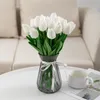 PU tulipe fleur artificielle vraie touche Mini tulipe maison décoration de mariage fleur