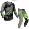 2022 DIRT MOFOX RIET COMBO DIER GEARセットMXダートバイクジャージーパンツアダルトストリートモトキットオフロードモトスーツ男性Traje Motocross