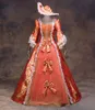 Kostymprestanda Klänning Europeisk stil British Queens Dress Princess Costume Årsmöte Drama Y240220