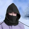 Berets Winter Fleece Hood Ski Hat For Women Men Thermal Cap Scarf Cold Weather Trapper Medium